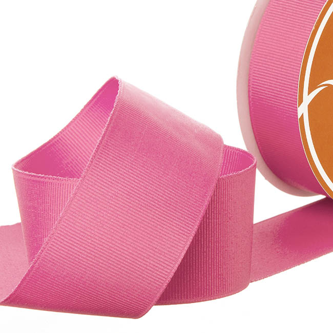 Ribbon Plain Grosgrain Deep Pink (38mmx30m)
