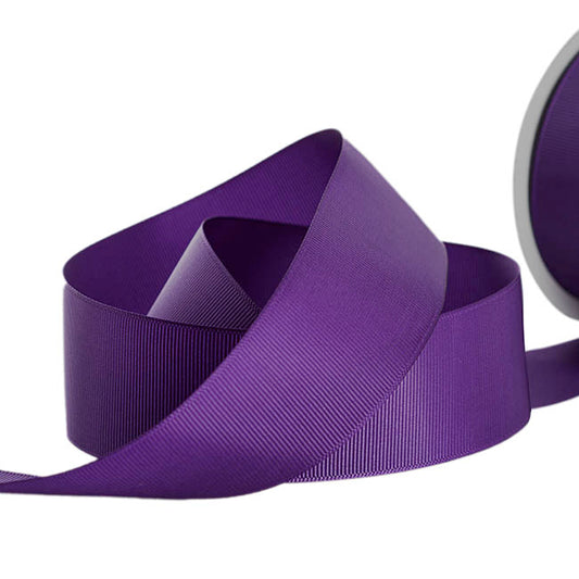 Ribbon Plain Grosgrain Purple (38mmx30m)