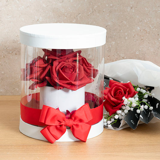 Ribbon Plain Grosgrain Rouge Red (38mmx20m)