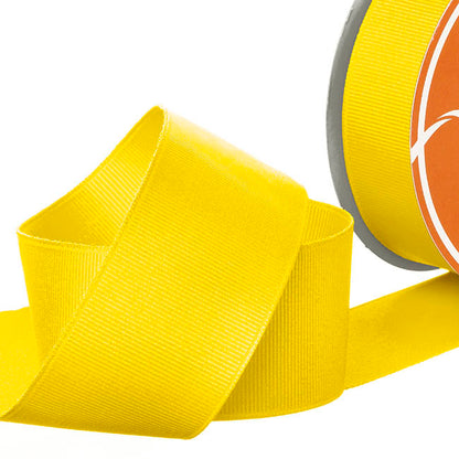 Ribbon Plain Grosgrain Mid Yellow