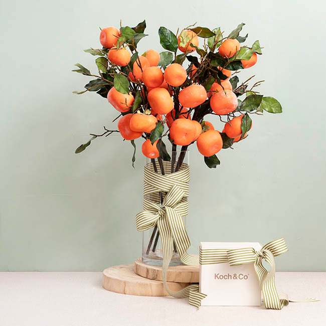 Grosgrain Ribbon Fine Stripes Moss Green & White (38mmx20m)