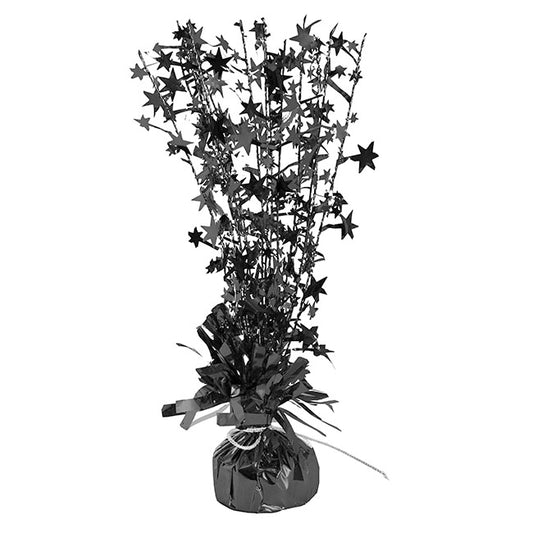 Balloon Weight Bursting Star Black (30cmH)