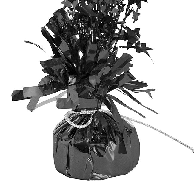 Balloon Weight Bursting Star Black (30cmH)