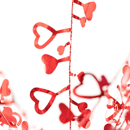 Balloon Weight Bursting Hearts Red (30cmH)
