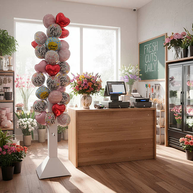 Cardboard Balloon Display Stand (160cmH)