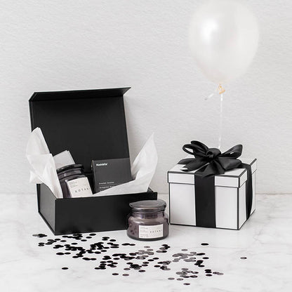 Confetti Round Shape 25g Bag (1.5cmD) Metallic Black