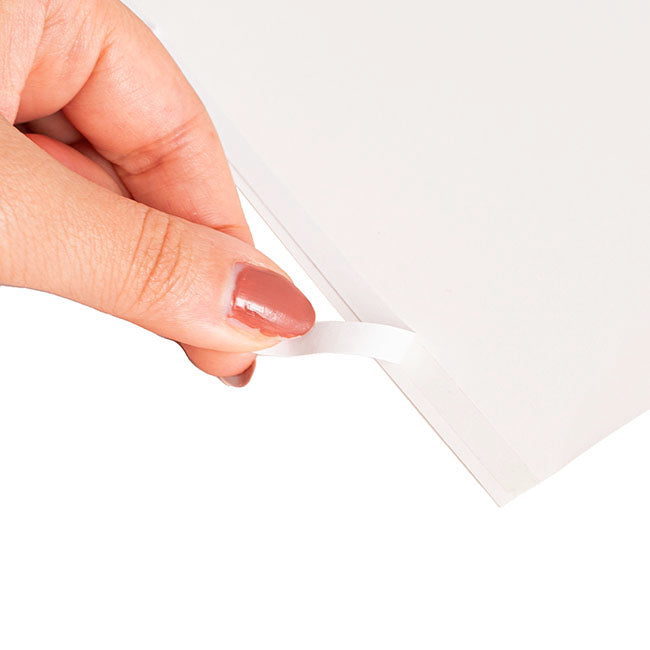 Wedding Confetti Cone Hearts Pack 20 White (14cmH)