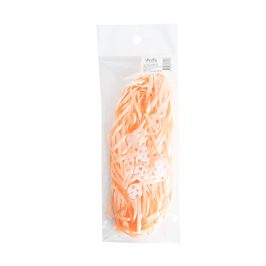 Pre Cut Balloon Ribbon with Clip Pk25 Peach (1.5m)