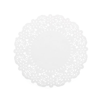 Paper Doily Round 24 Pack White (166mmD)