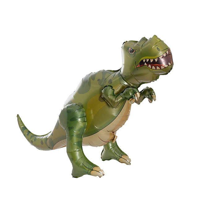 3D Foil Balloon Tyrannosaurus Rex Dinosaur Green (83Lx66cmH)