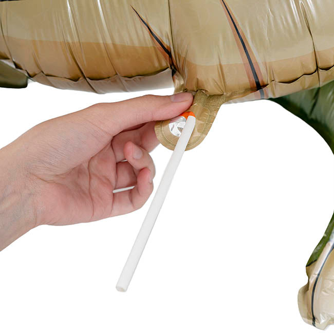 3D Foil Balloon Tyrannosaurus Rex Dinosaur Green (83Lx66cmH)