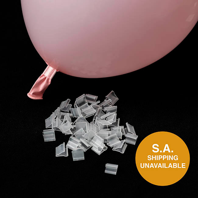 Balloon Sealing V Clip Pack 50 Clear (1x1.3cm)