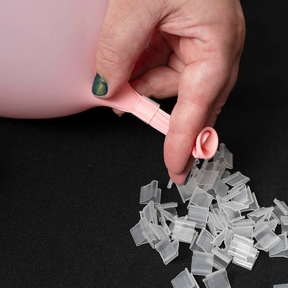 Balloon Sealing V Clip Pack 50 Clear (1x1.3cm)