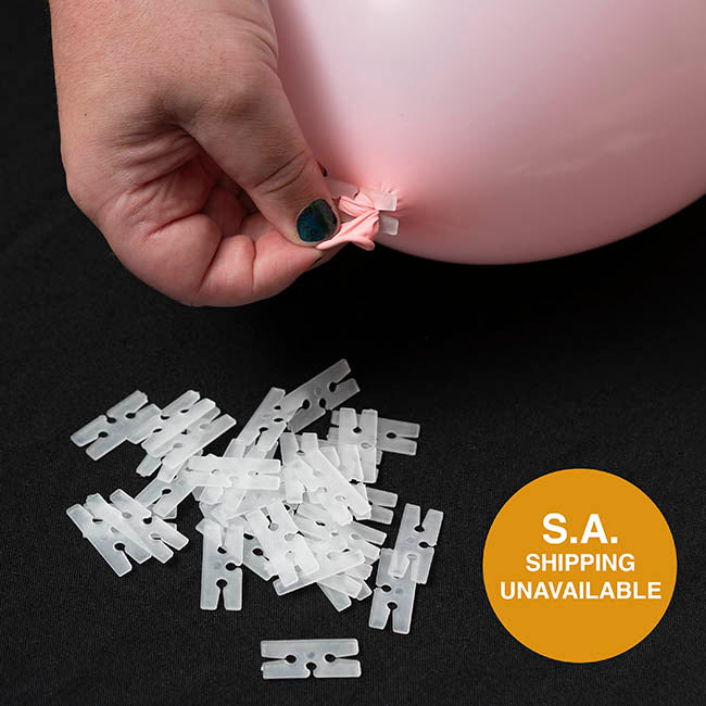 Balloon Sealing H Clip Pack 50 Clear (1.2x2.9cmH)