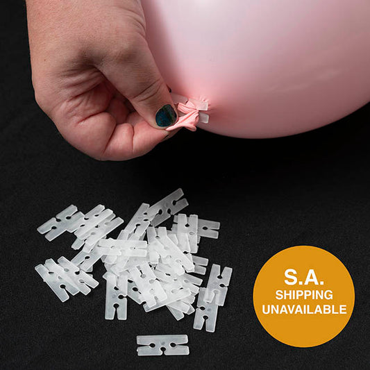 Balloon Sealing H Clip Pack 50 Clear (1.2x2.9cmH)