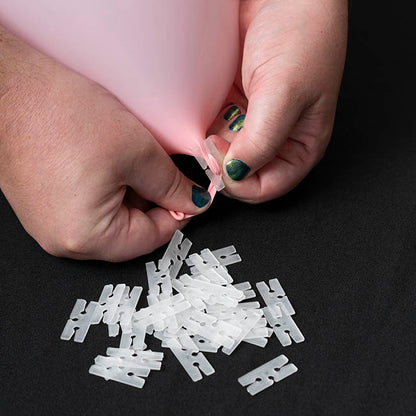 Balloon Sealing H Clip Pack 50 Clear (1.2x2.9cmH)