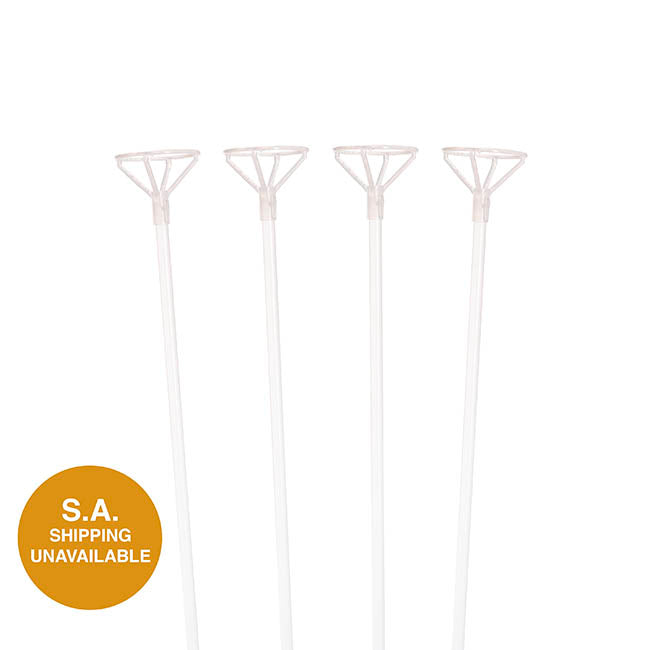 Bubble (Bobo) Balloon Cup & Stick Pack 20 Clear (70cmH)