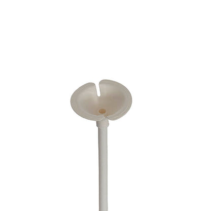 Paper Balloon Cup and Stick Pack 25 White (40cmH)