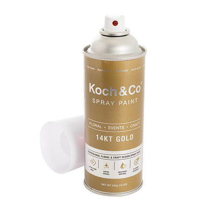 Floral Event Craft Spray Paint Metallic 14KT Gold (340g)