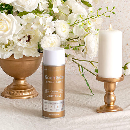 Floral Event Craft Spray Paint Metallic 24KT Pure Gold 340g