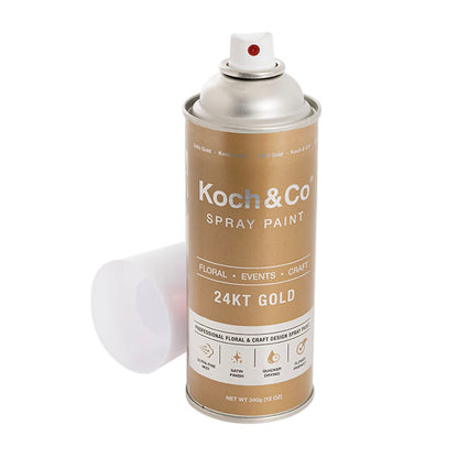 Floral Event Craft Spray Paint Metallic 24KT Pure Gold 340g