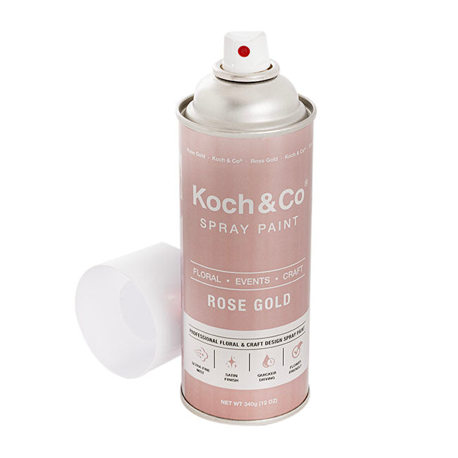 Floral Event Craft Spray Paint Metallic Rose Gold (340g)