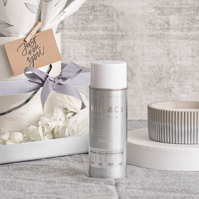 Floral Event Craft Spray Paint Metallic Silver (340g)