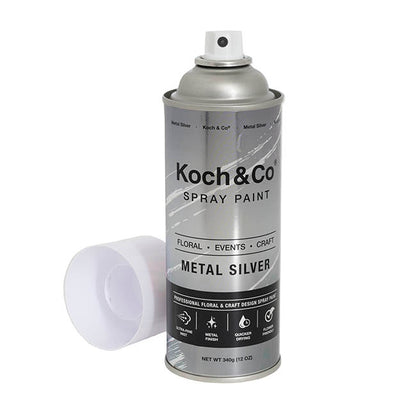 Floral Event Craft Spray Paint Metal Silver (340g)