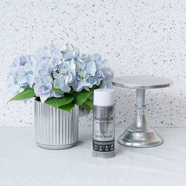 Floral Event Craft Spray Paint Metal Silver (340g)