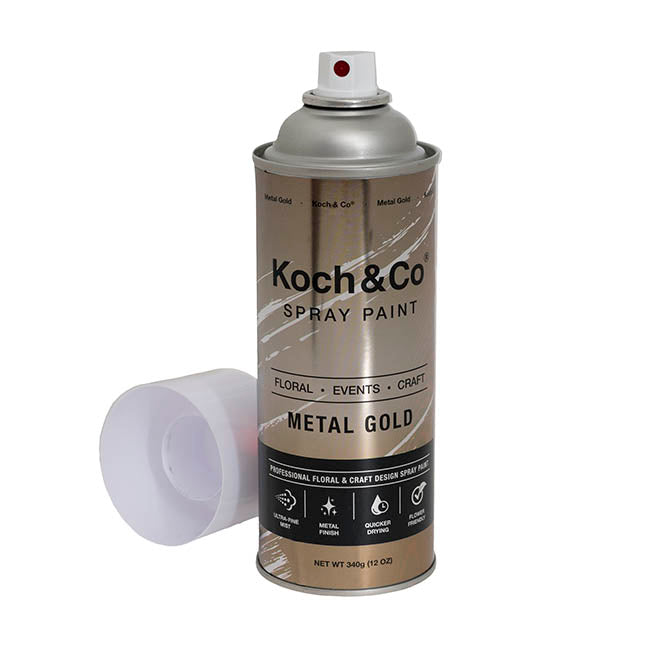 Floral Event Craft Spray Paint Metal Gold (340g)