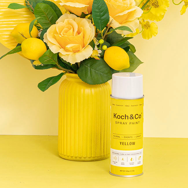 Floral Event Craft Spray Paint Yellow (340g)