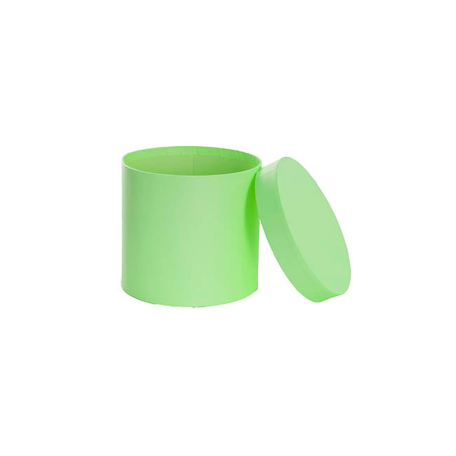 Flower Gift Hat Box Round Pistachio Green (15cmWx13.5cmH)