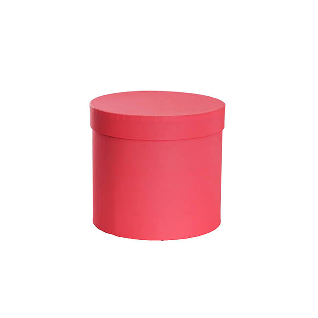 Flower Gift Hat Box Round Watermelon (15cmWx13.5cmH)