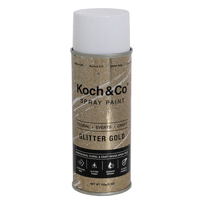 Floral Event Craft Spray Paint Glitter Gold (160g)
