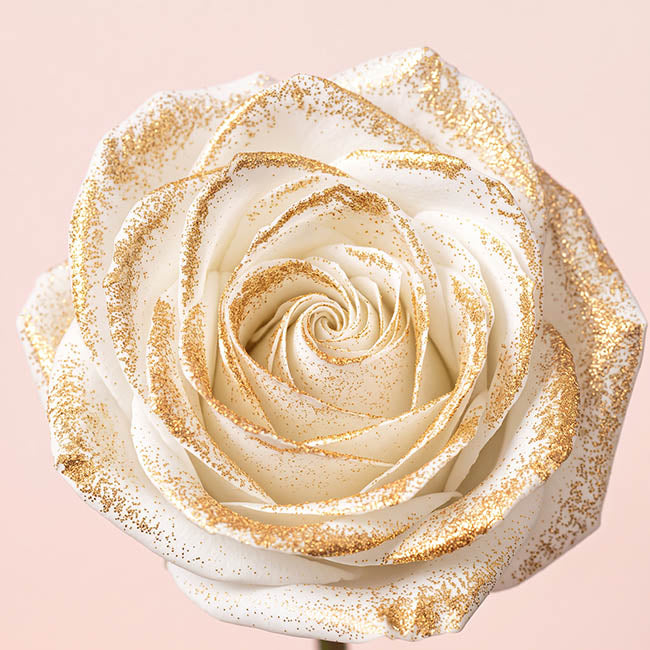 Floral Event Craft Spray Paint Clear Base Gold Glitter(340g)