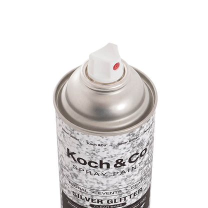 Floral Event Craft Spray Paint Clear Base Silv Glitter(340g)