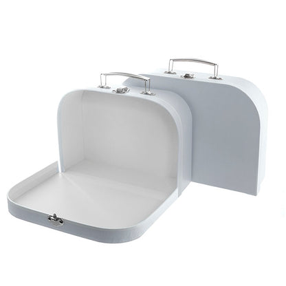 Suitcase Gift Box Powder Blue (30x20x9cmH) Set 2