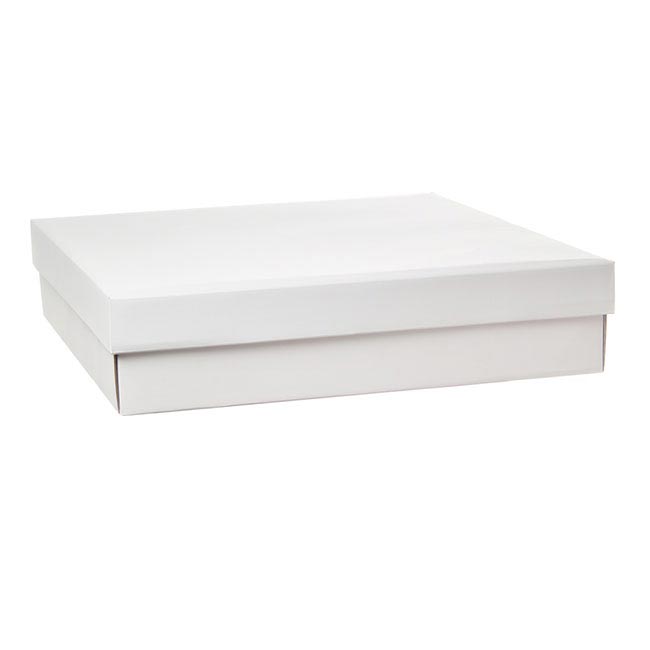Wedding and Christening Dress Box Square White (50x50x11cmH)