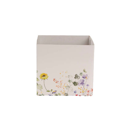 Posy Box Mini Flower Garden White Pack 10 (13x12cmH)