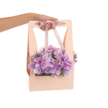 Flower Carry Box Pack 10 Pink (22x11.5x35.5cm)