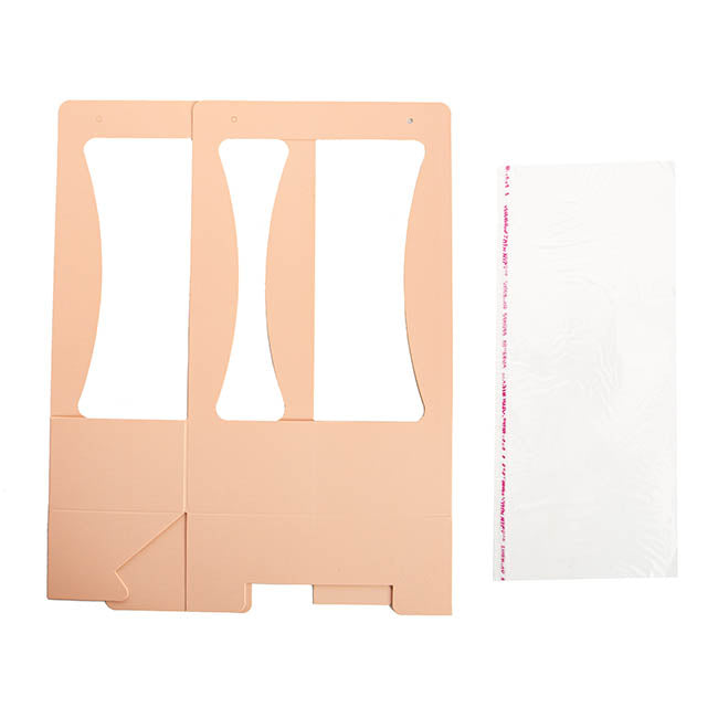 Flower Carry Box Pack 10 Pink (22x11.5x35.5cm)