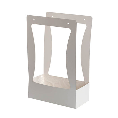 Flower Carry Box Pack 10 White (22x11.5x35.5cm)