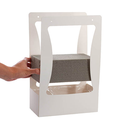 Flower Carry Box Pack 10 White (22x11.5x35.5cm)