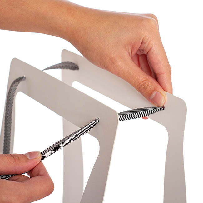 Flower Carry Box Pack 10 White (22x11.5x35.5cm)