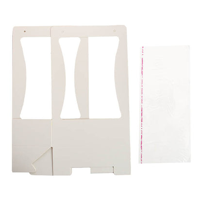 Flower Carry Box Pack 10 White (22x11.5x35.5cm)