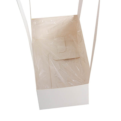 Flower Carry Box Pack 10 White (22x11.5x35.5cm)