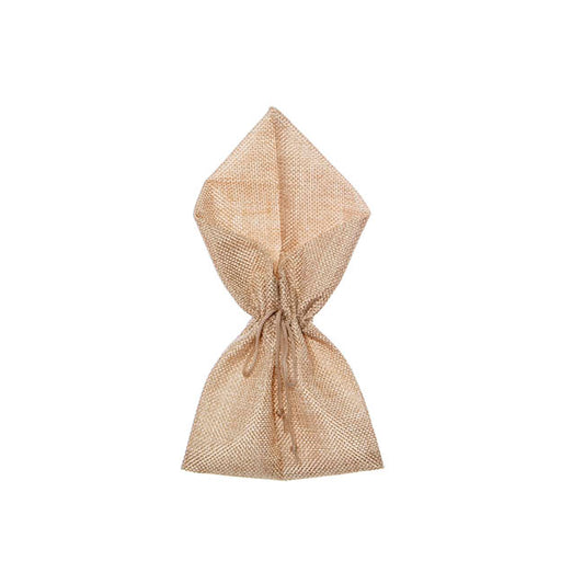 Jute Envelope Pouch Bomboniere Large Pk10 Natural (12x23cmH)