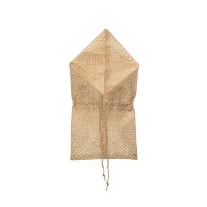 Jute Envelope Pouch Bomboniere Large Pk10 Natural (12x23cmH)