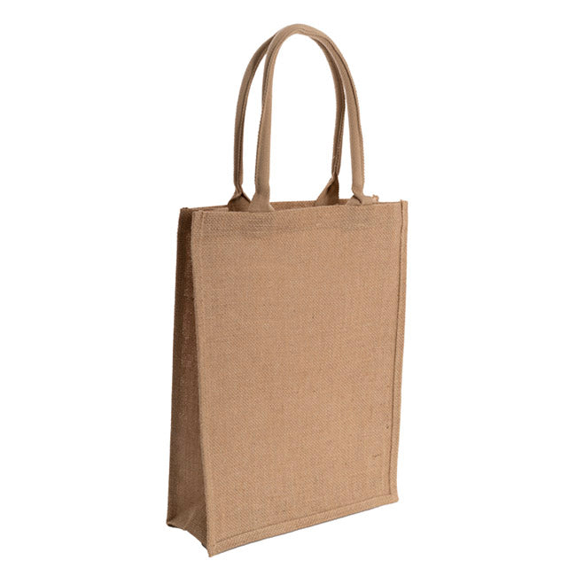 Jute Reusable Shopping Carry Bag Natural (30Wx12Gx40cmH)