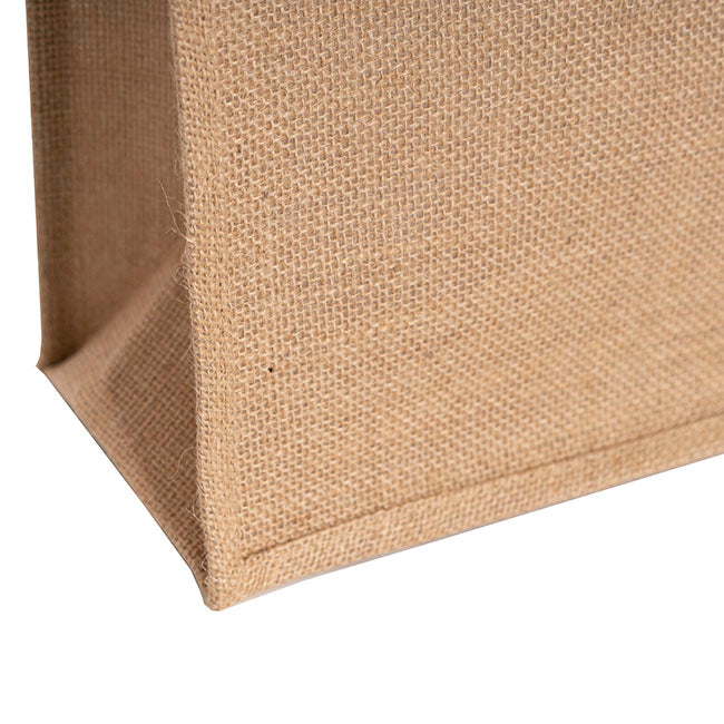 Jute Reusable Shopping Carry Bag Natural (40Wx15Gx40cmH)